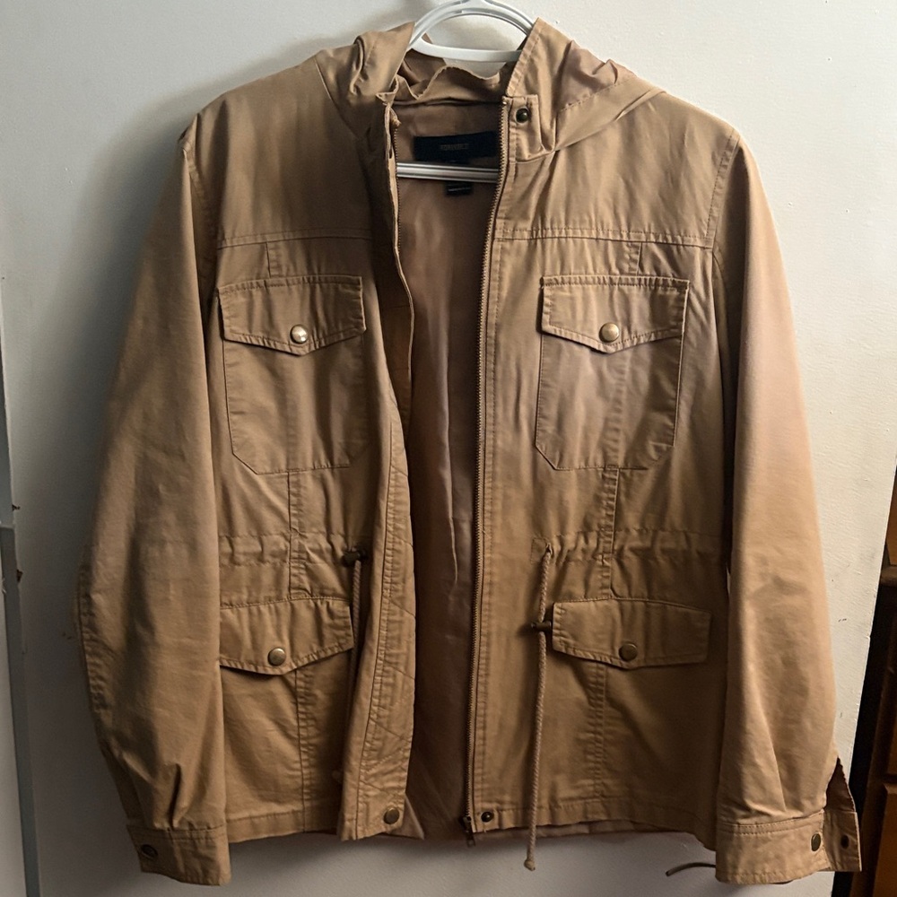 Forever 21 Tan Military Field Jacket